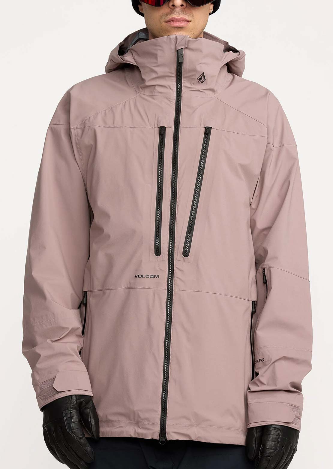 Volcom Men's Guch Stretch Gore Jacket Pale Mauve