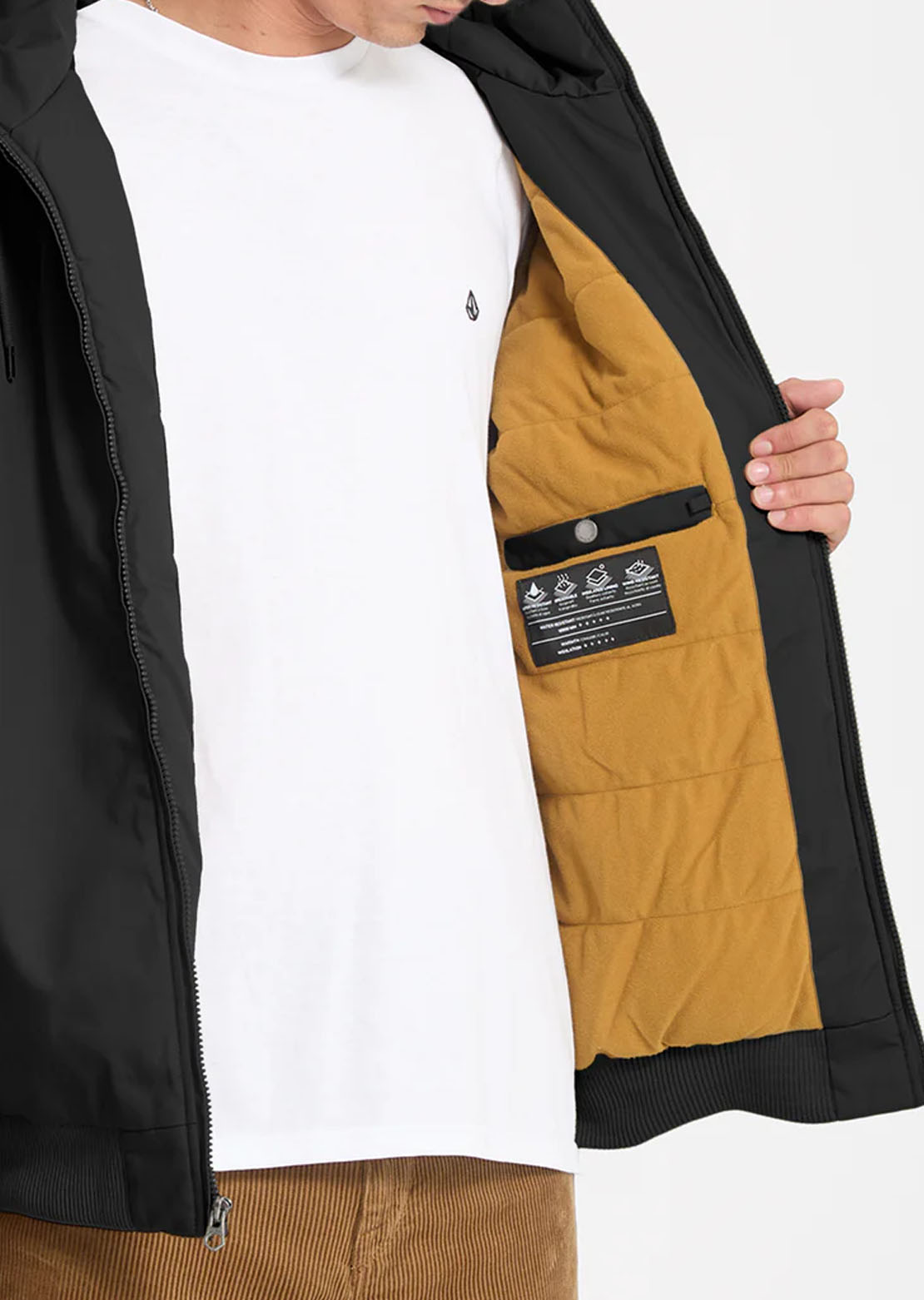 Volcom Men's Hernan 10K Jacket Black