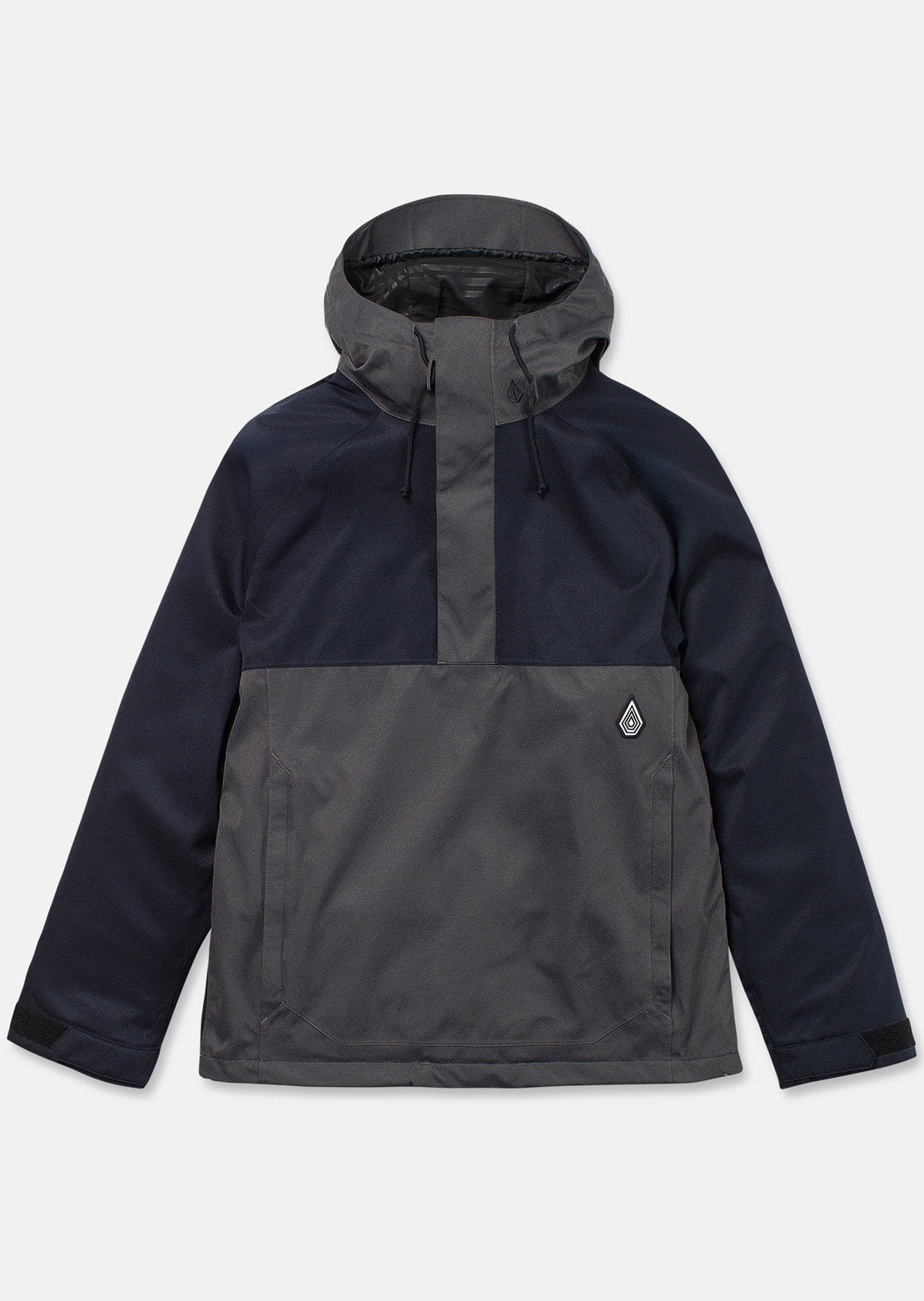 Volcom Men's Hossegor 20K Pullover Jacket Black