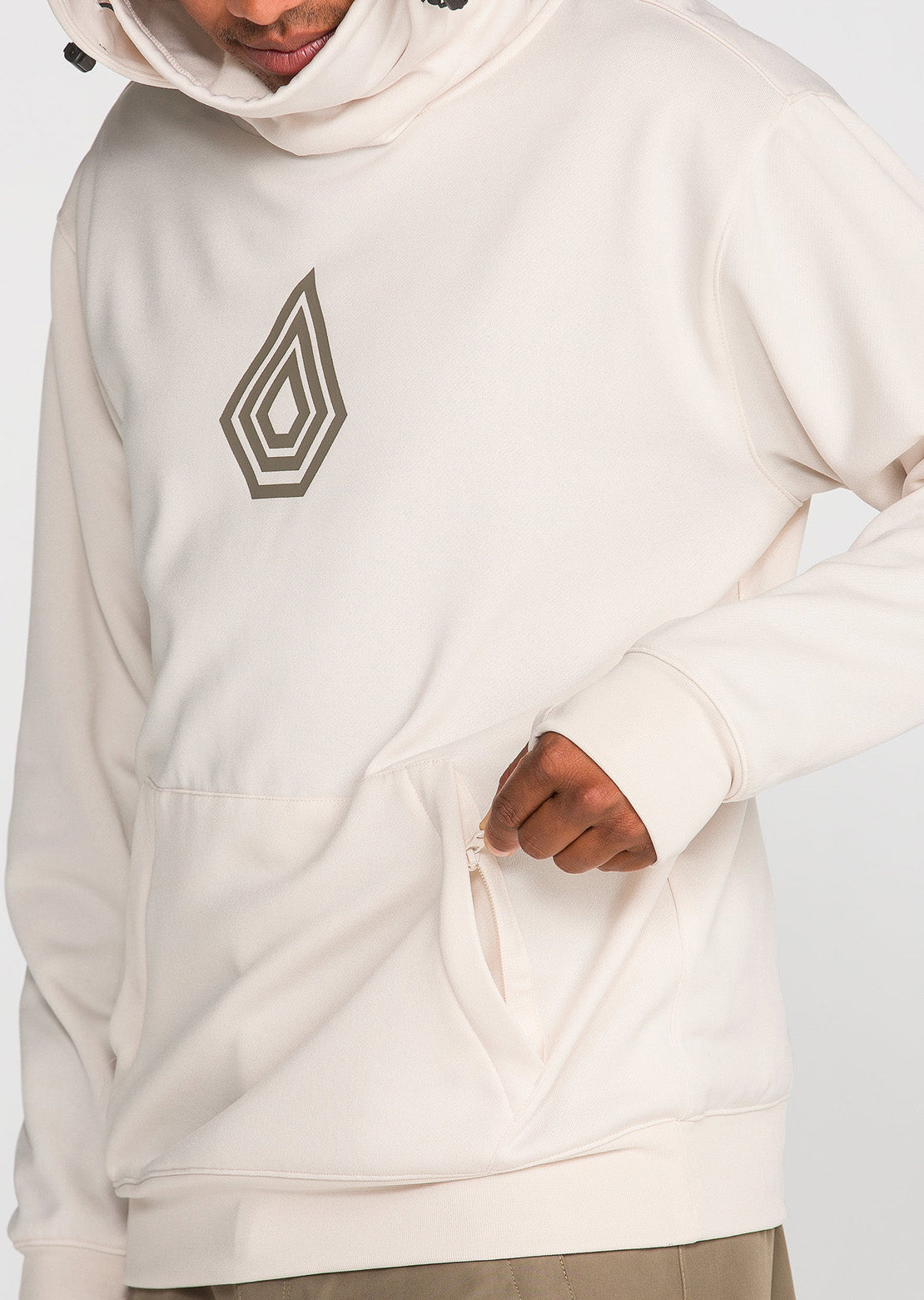 Volcom Men's Hydro Riding Hood White