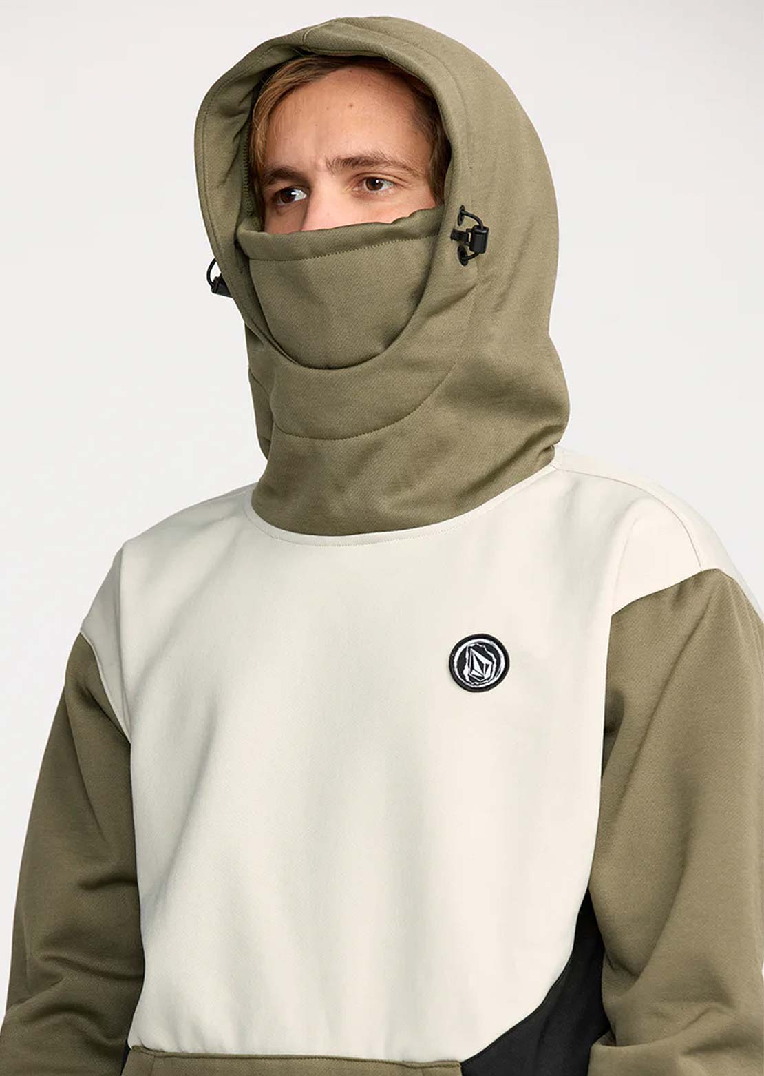 Volcom Men's Hydro Rinding Hood Military