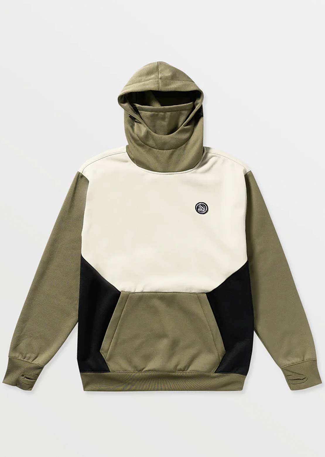 Volcom Men's Hydro Rinding Hood Military