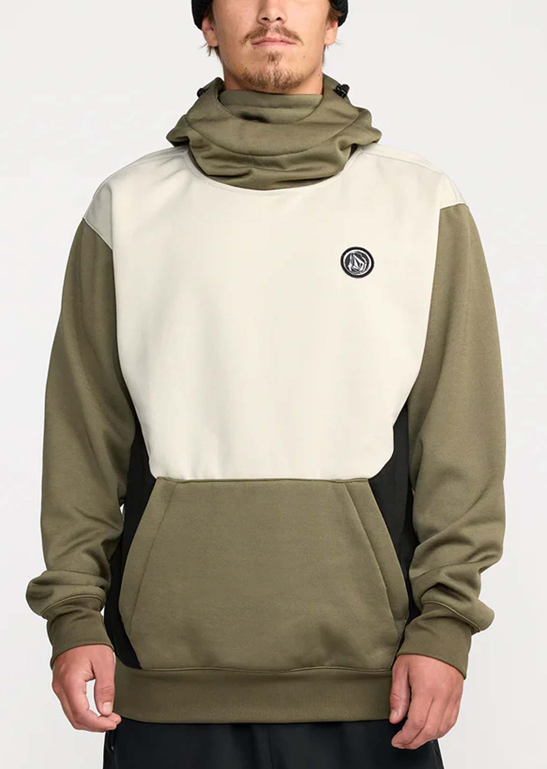 Volcom Men's Hydro Rinding Hood Military