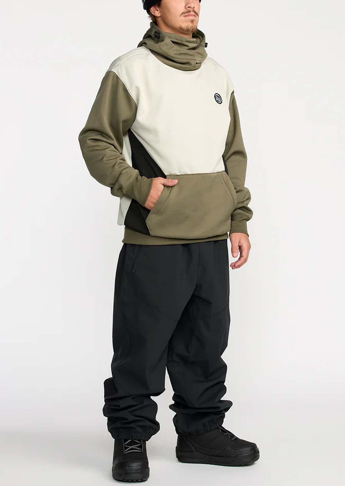 Volcom Men's Hydro Rinding Hood Military