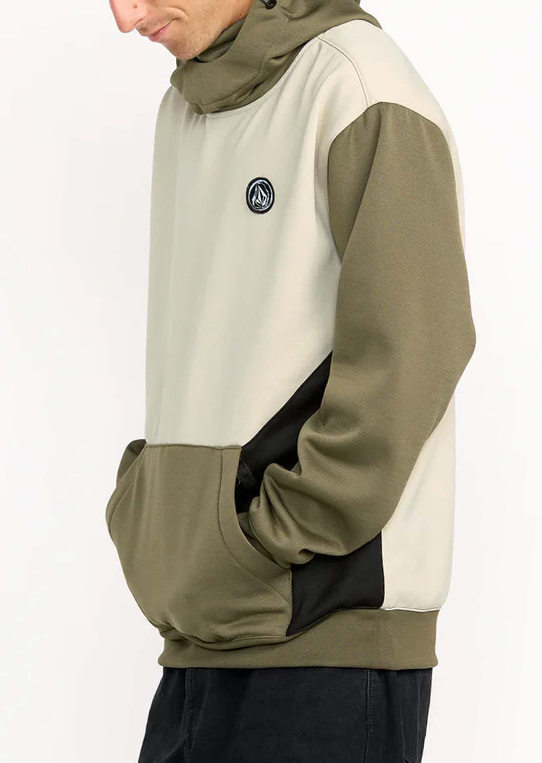 Volcom Men's Hydro Rinding Hood Military