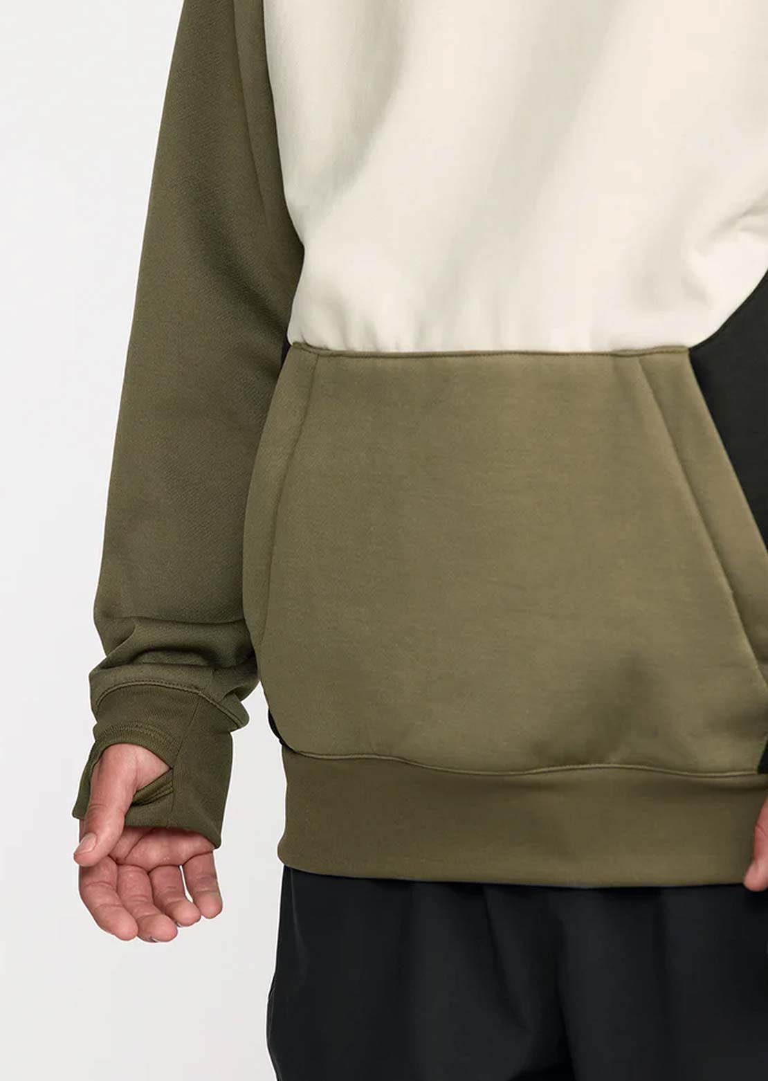 Volcom Men's Hydro Rinding Hood Military