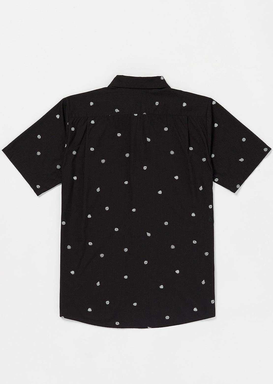 Volcom Men&#39;s Interstone SS Button Up Shirt Black