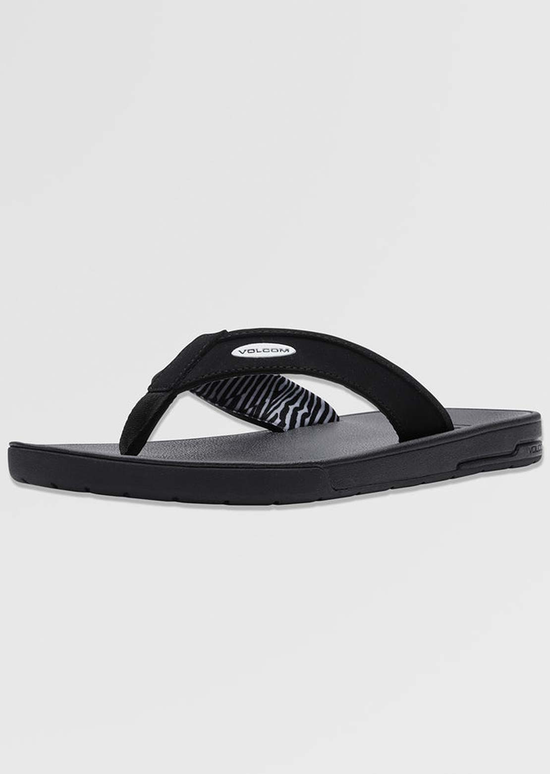 Volcom Men's Jack Robinson Sandals Black White
