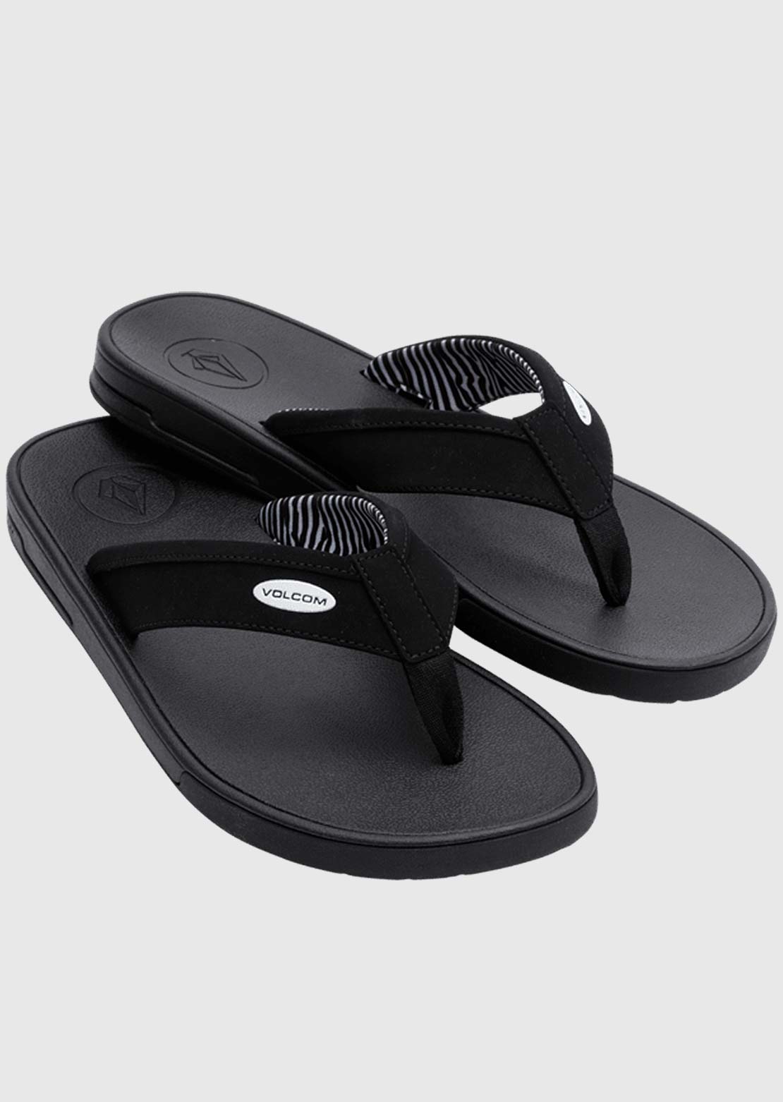 Volcom Men's Jack Robinson Sandals Black White