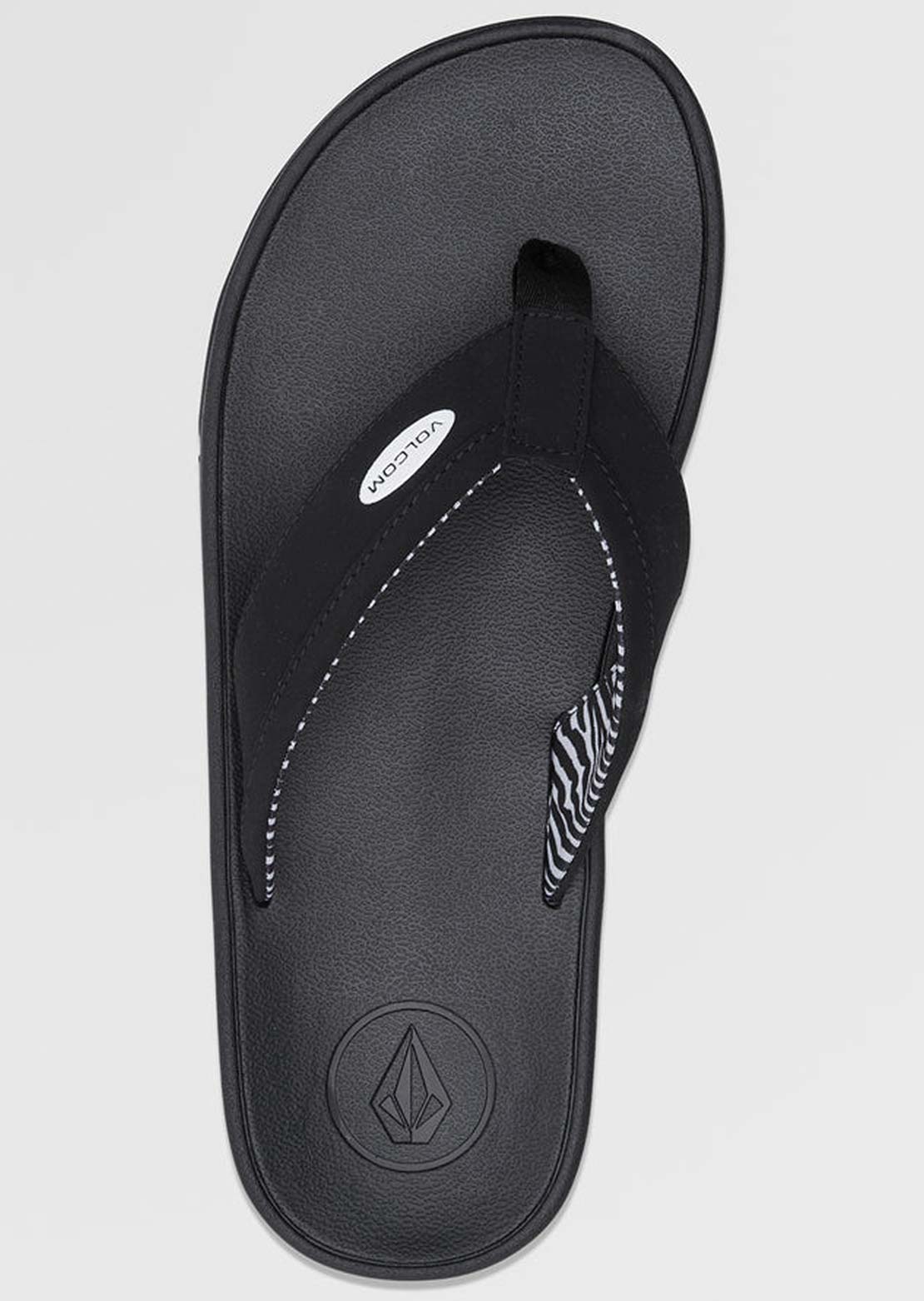 Volcom Men's Jack Robinson Sandals Black White