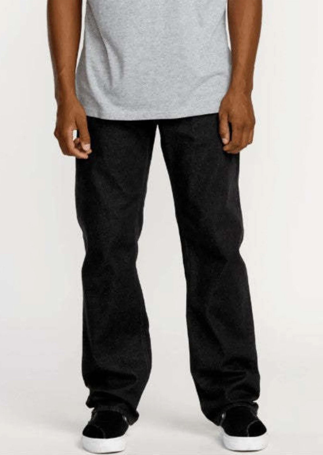Volcom Men's Kinkade Denim Pants Black Wash