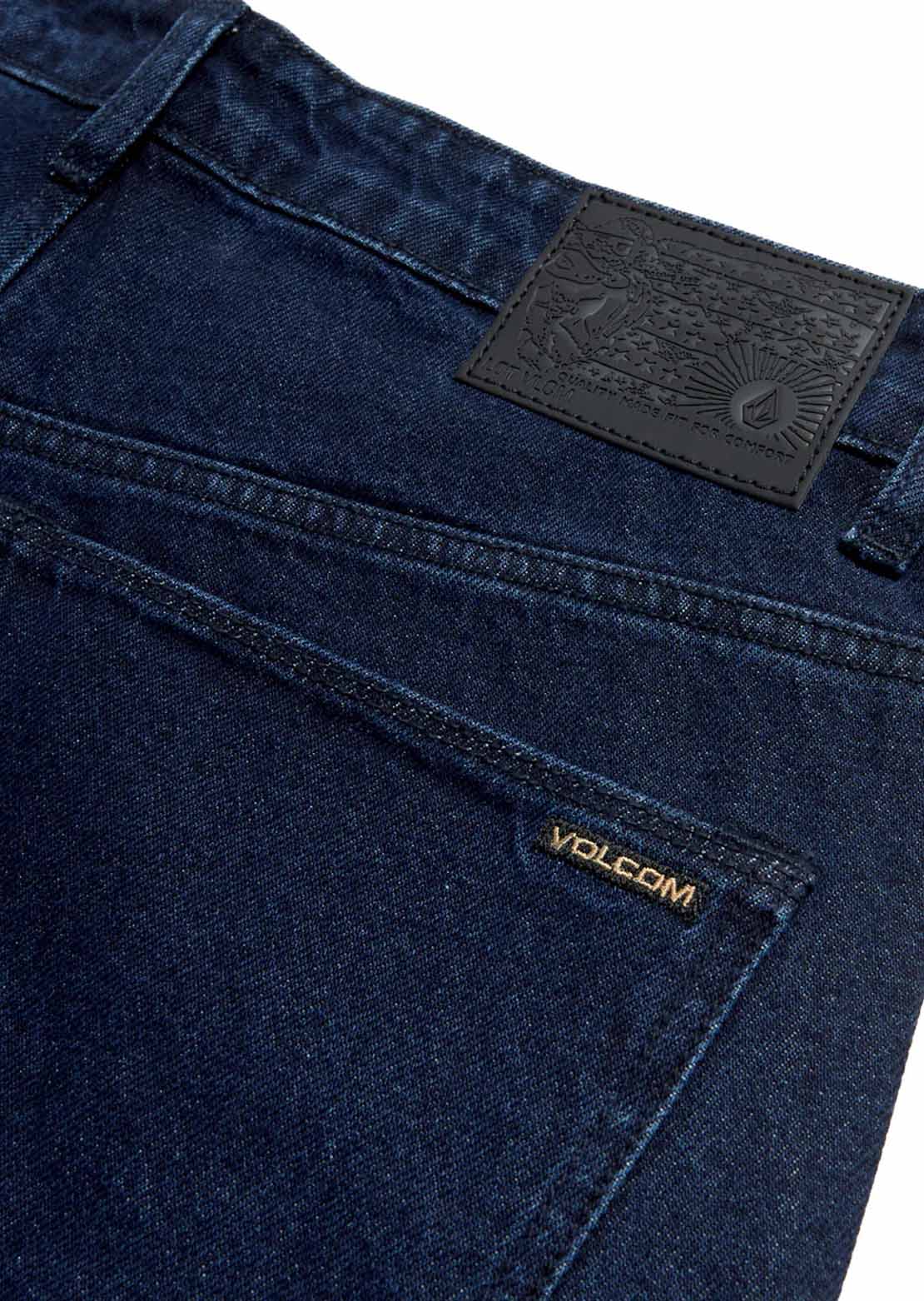 Volcom Men's Kinkade Denim Pants Cosmic Blue