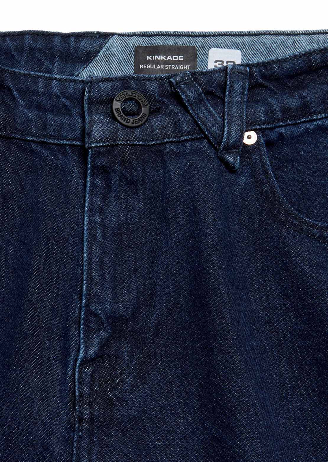 Volcom Men's Kinkade Denim Pants Cosmic Blue