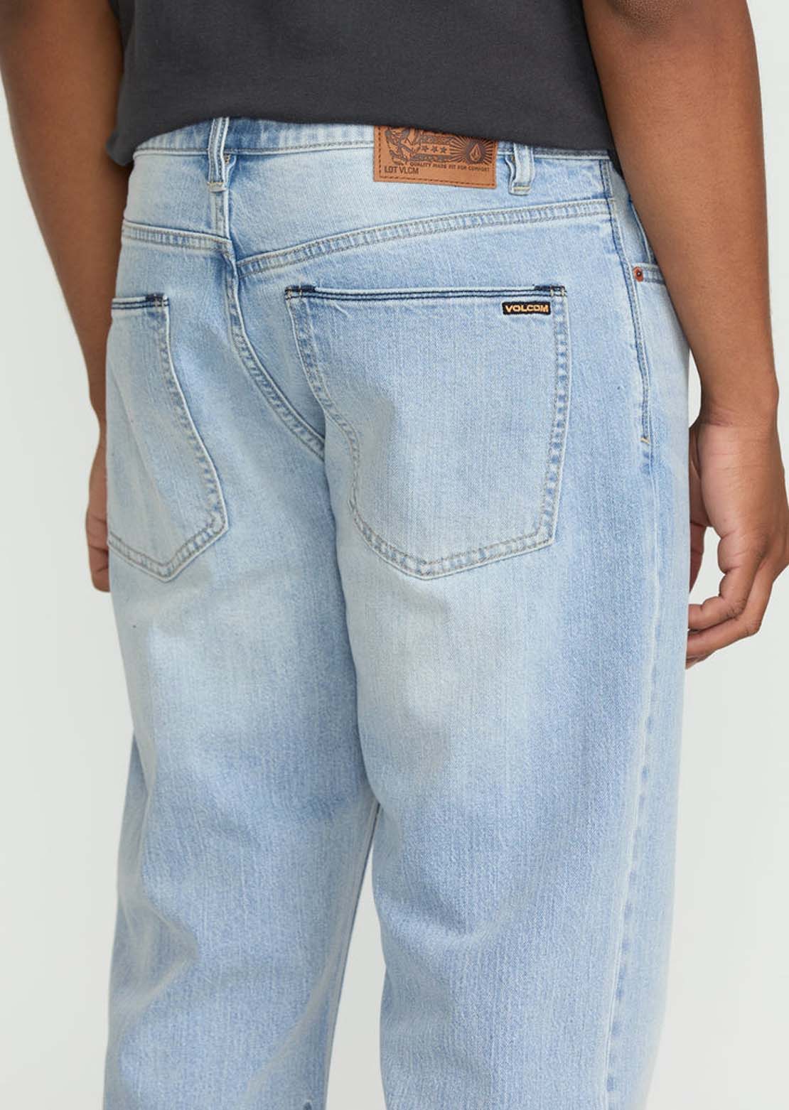Volcom Men's Kinkade Denim Pants Dry Vintage
