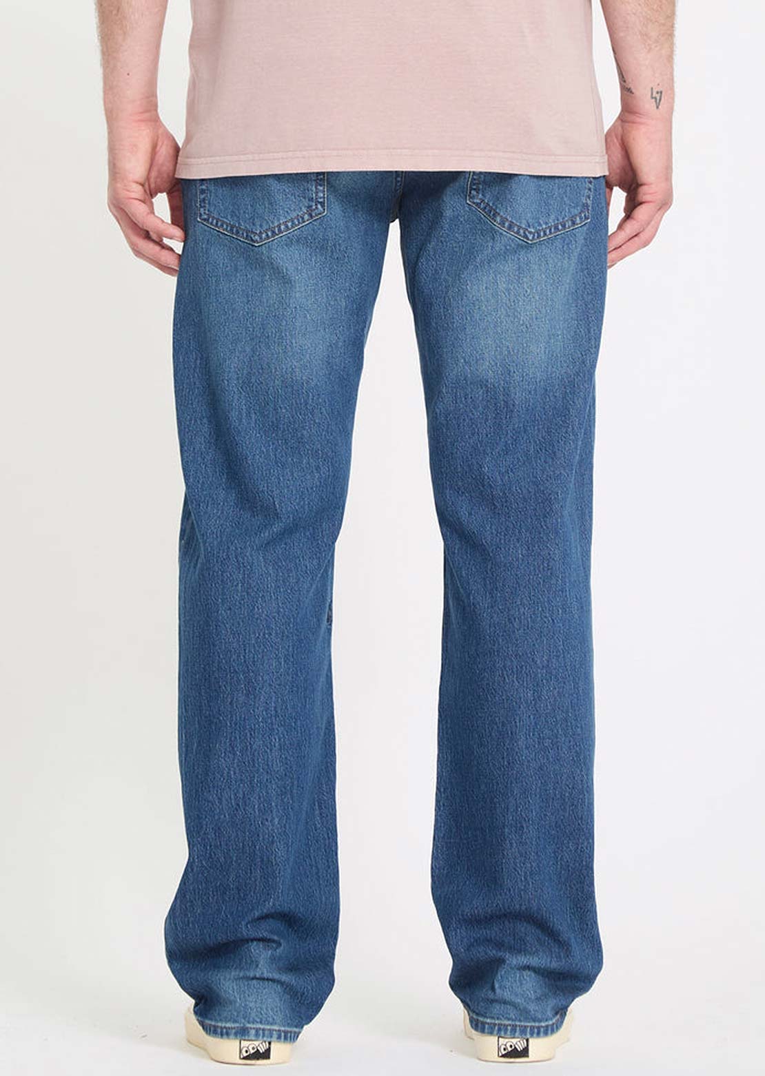Volcom Men's Kinkade Denim Pants Park Blue