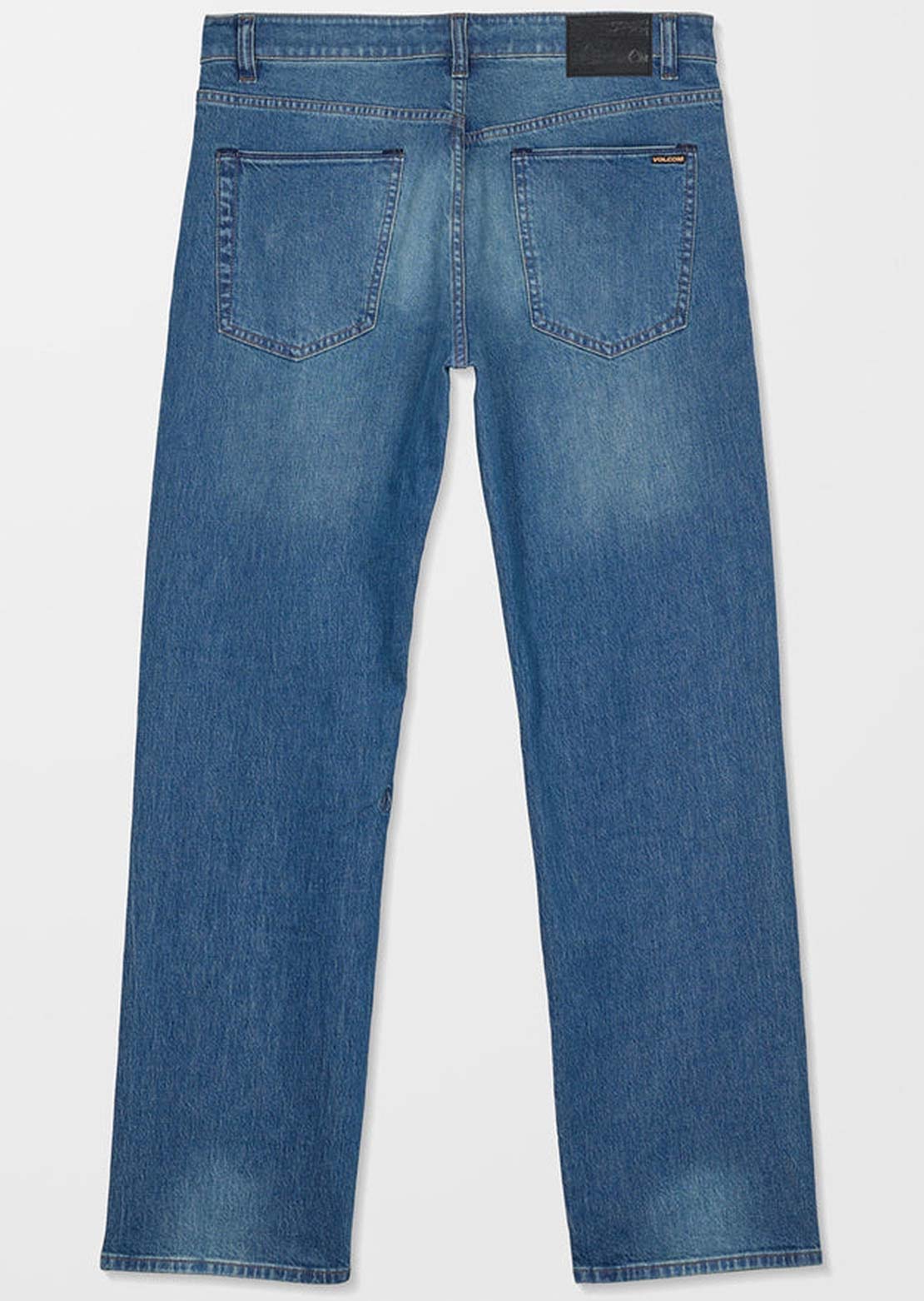 Volcom Men's Kinkade Denim Pants Park Blue