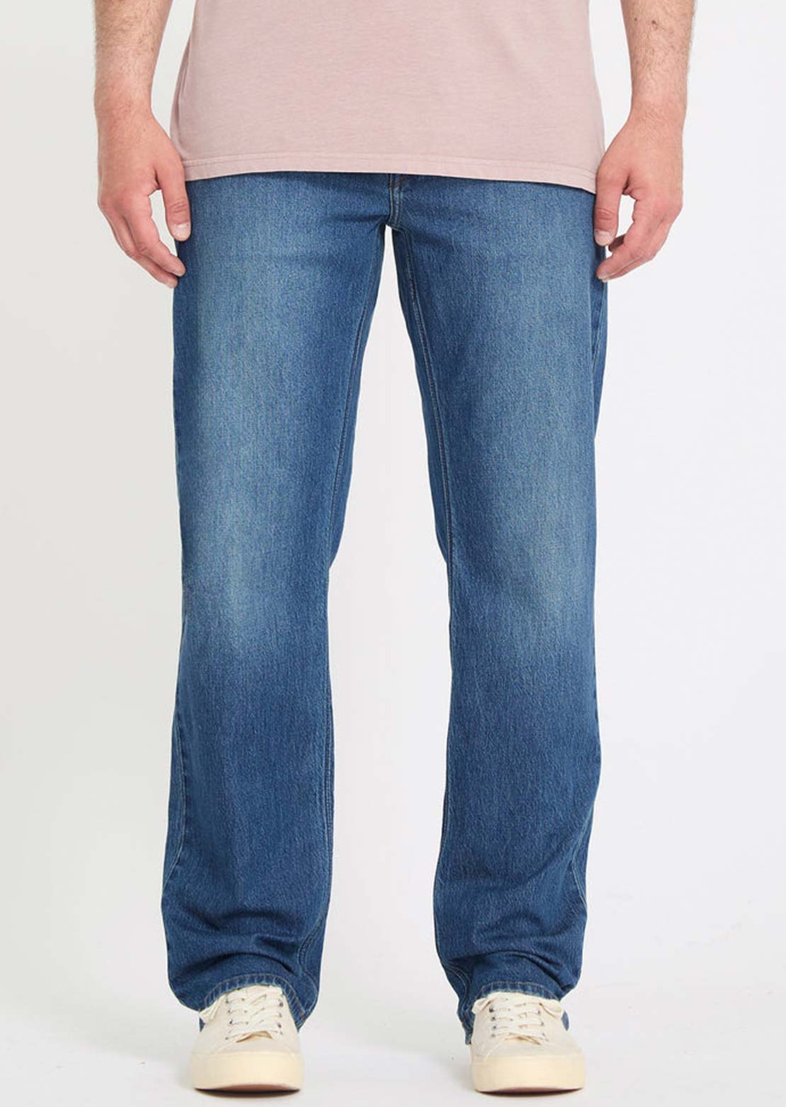 Volcom Men's Kinkade Denim Pants Park Blue