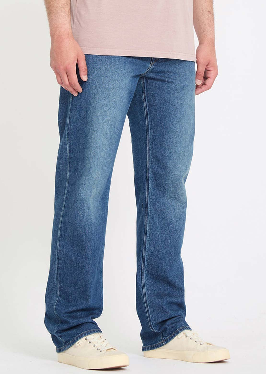 Volcom Men's Kinkade Denim Pants Park Blue