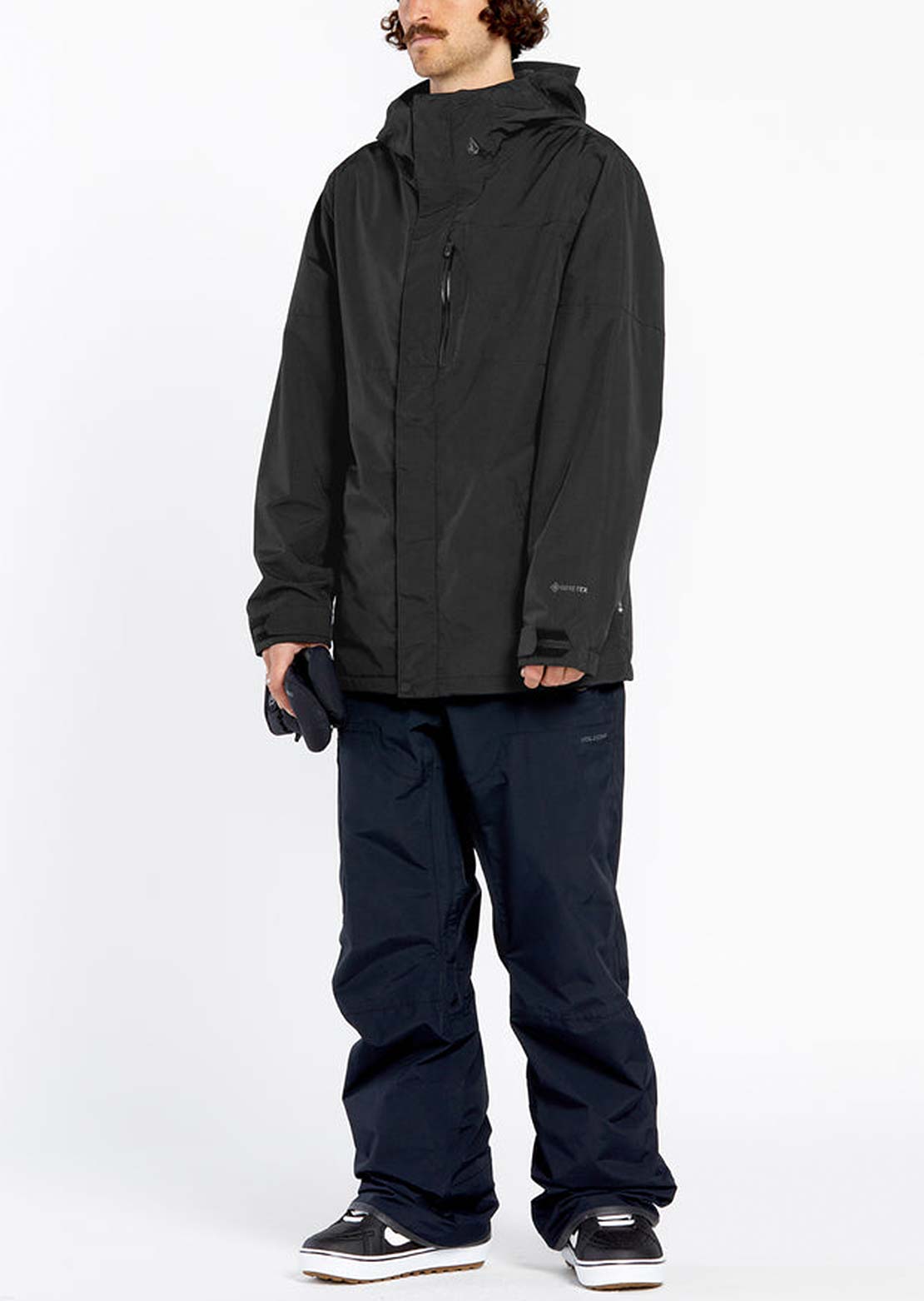 Volcom Men&#39;s L Gore-Tex Jacket Black