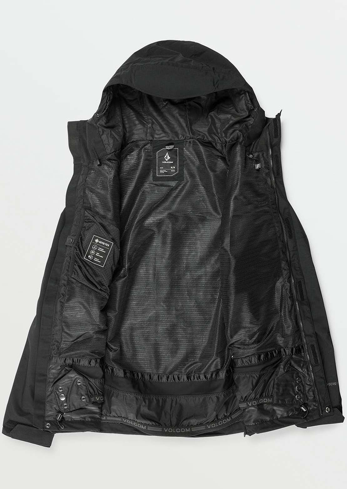 Volcom Men&#39;s L Gore-Tex Jacket Black