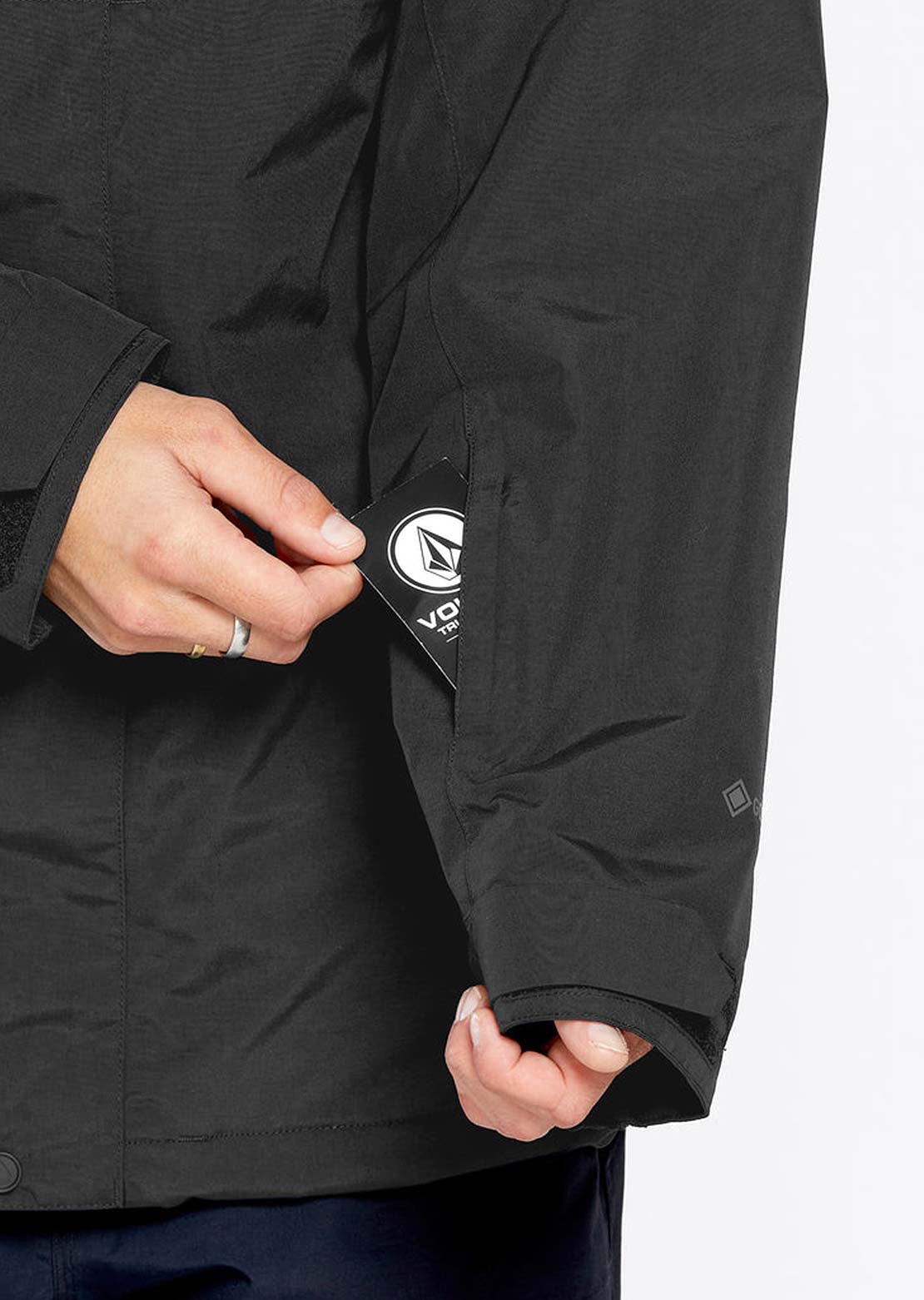 Volcom Men&#39;s L Gore-Tex Jacket Black