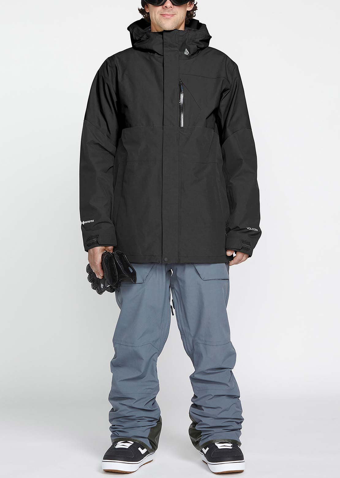 Volcom Men&#39;s L Gore-Tex Jacket Black