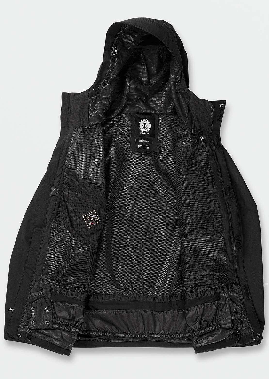 Volcom Men&#39;s L Gore-Tex Jacket Black