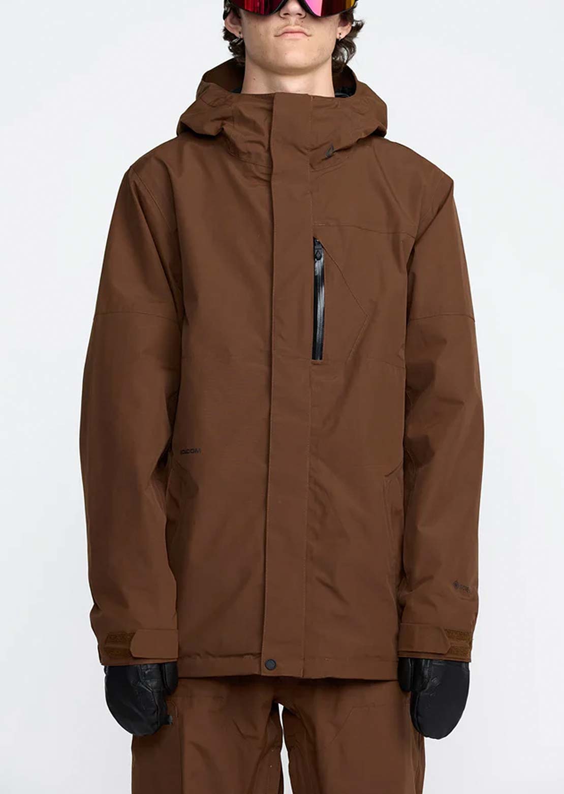 Volcom Men's L Insulated GORE-TEX Jacket Brown