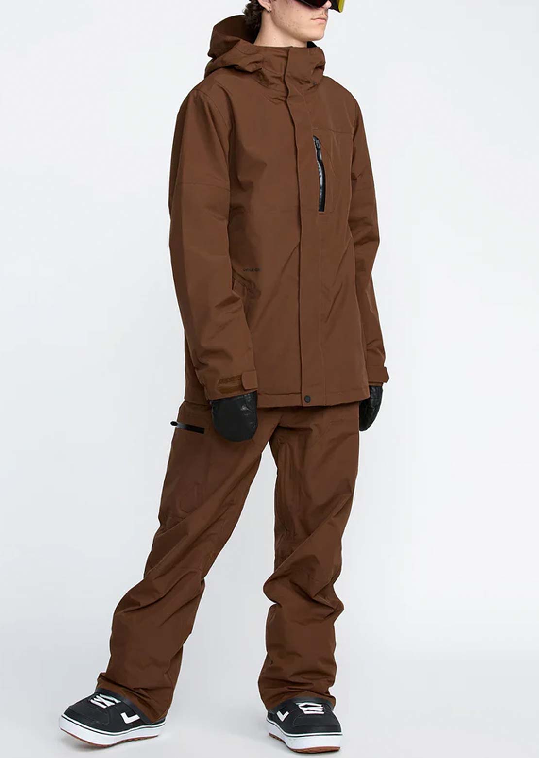 Volcom Men's L Insulated GORE-TEX Jacket Brown