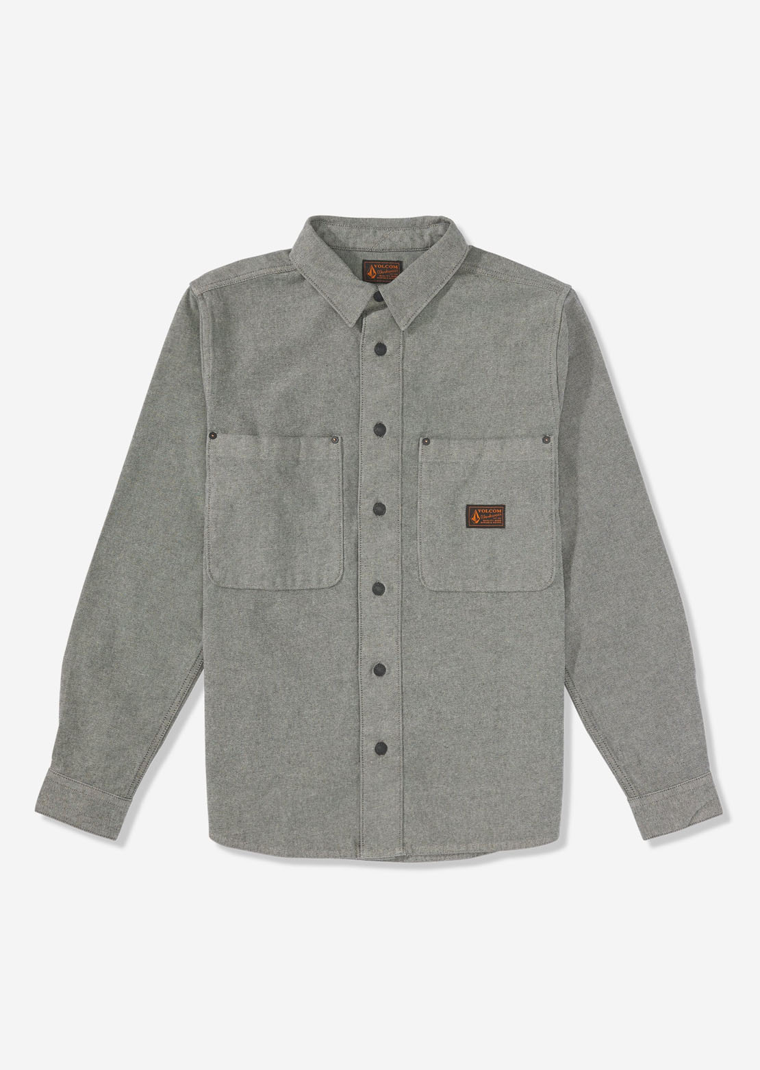 Volcom Men's Levelstone Long Sleeve Button Up Shirt