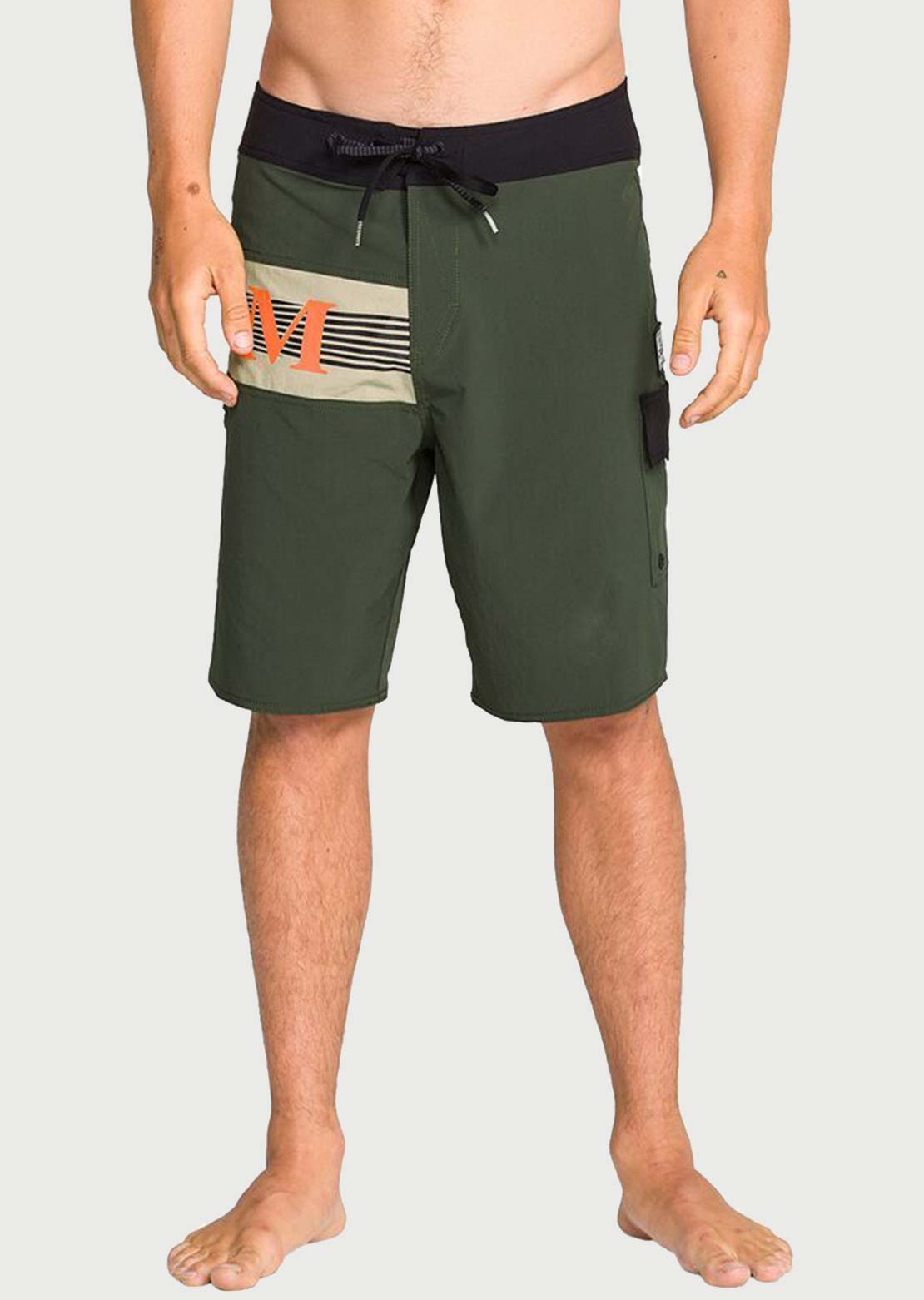 Volcom Men's Liberator Mod 20 Boardshorts Squadron Green