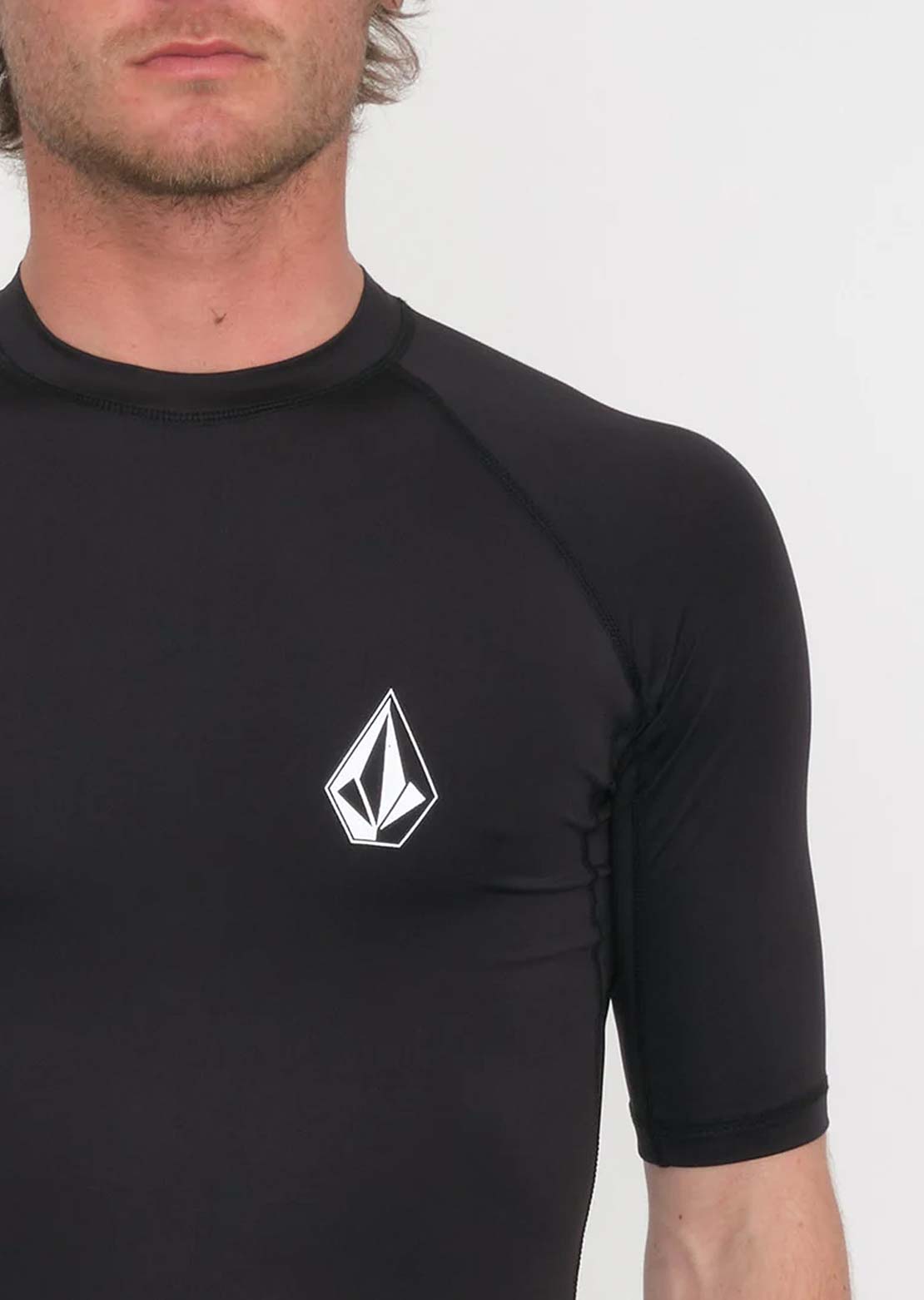 Volcom Men's Lido Rashguard Black