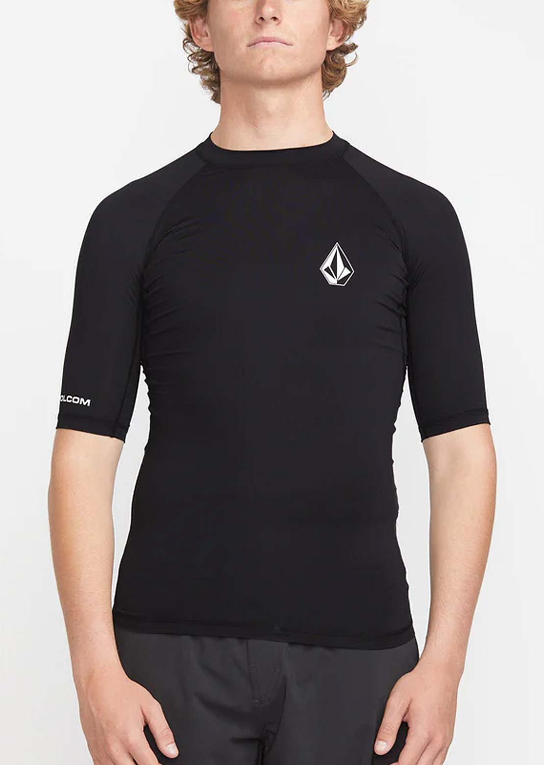 Volcom Men's Lido Rashguard Black