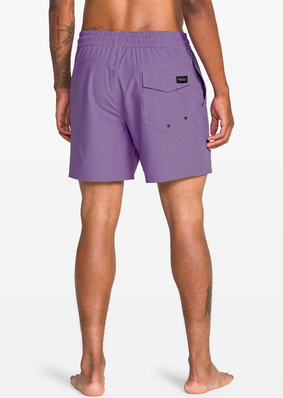 Volcom Men's Lido Solid Trunk 16 Shorts Violet