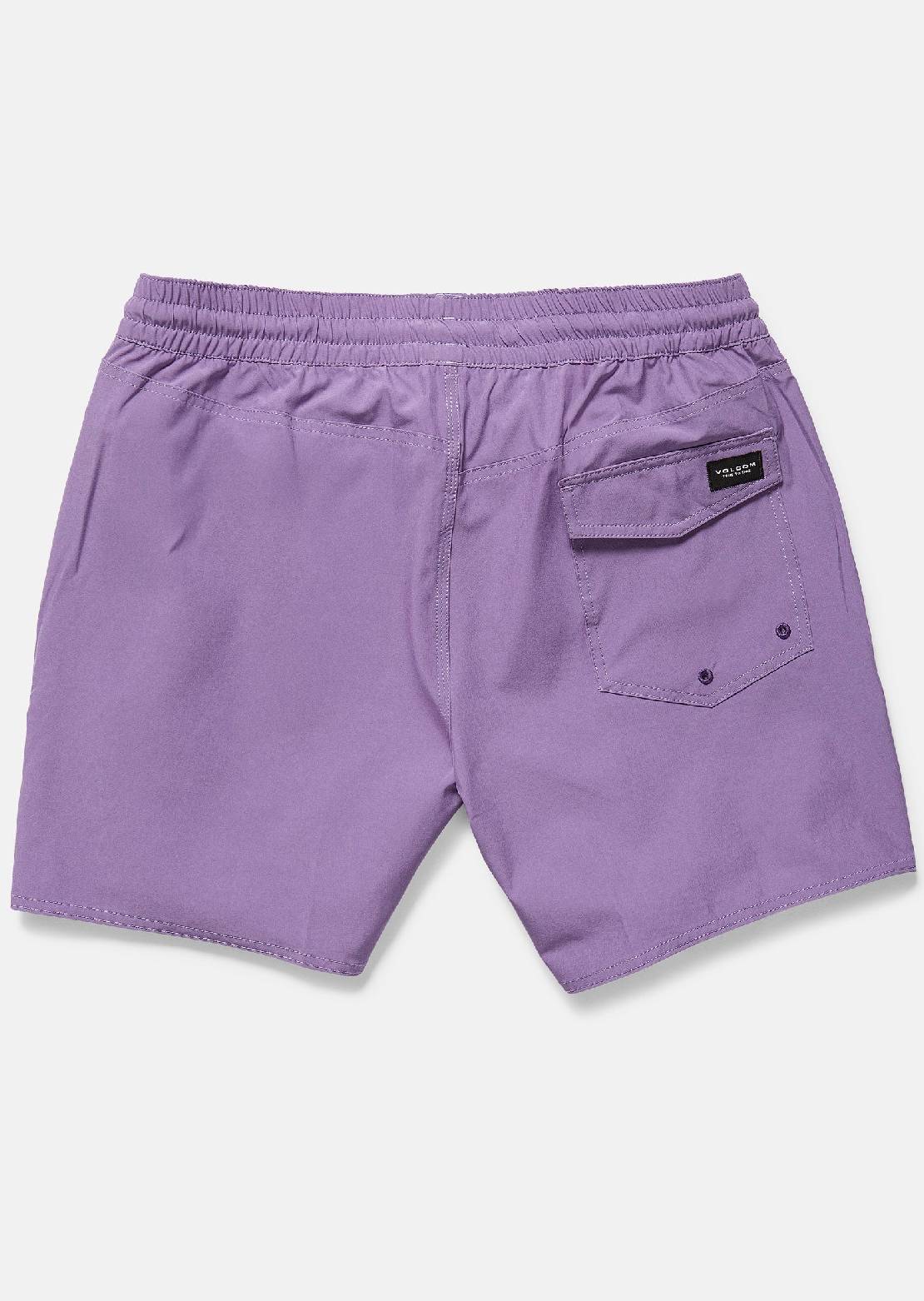 Volcom Men's Lido Solid Trunk 16 Shorts Violet