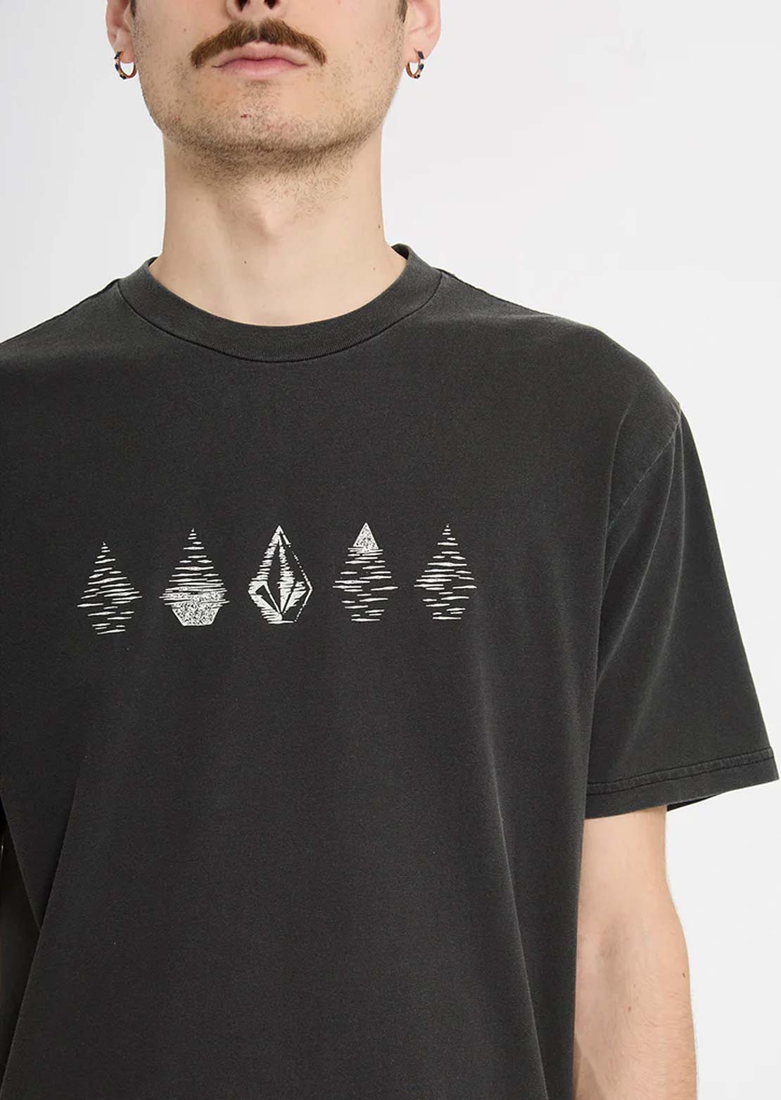 Volcom Men's Lunar Phases T-Shirt Black