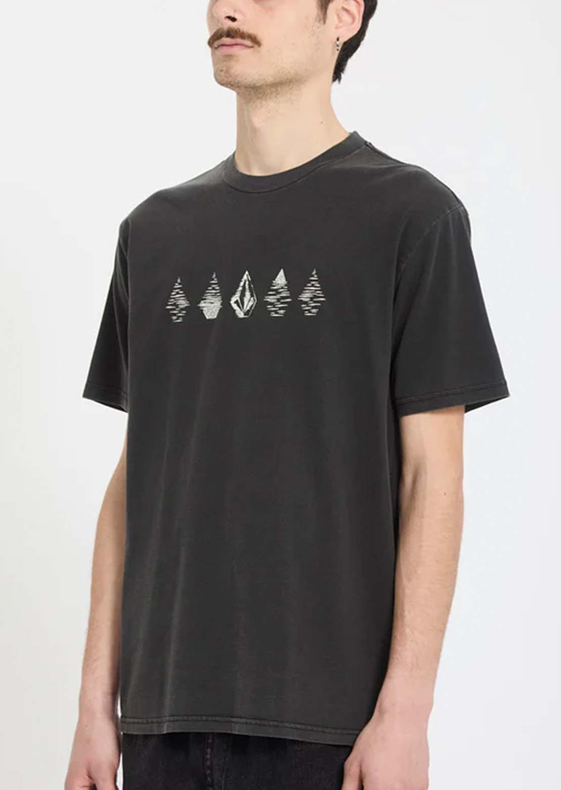 Volcom Men's Lunar Phases T-Shirt Black