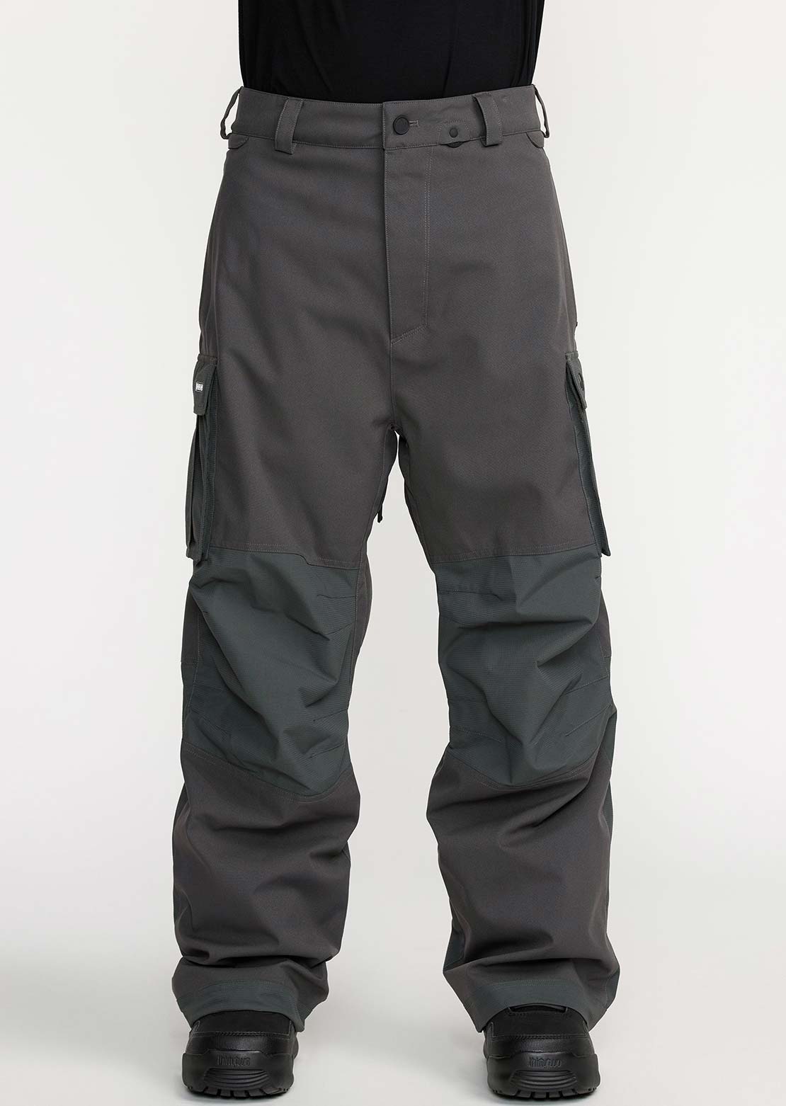 Volcom Men's Nwrk Baggy Pants Dark Grey