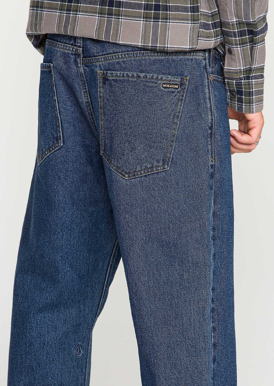 Volcom Men's Pipe Dreams Denim Pants Dkstone