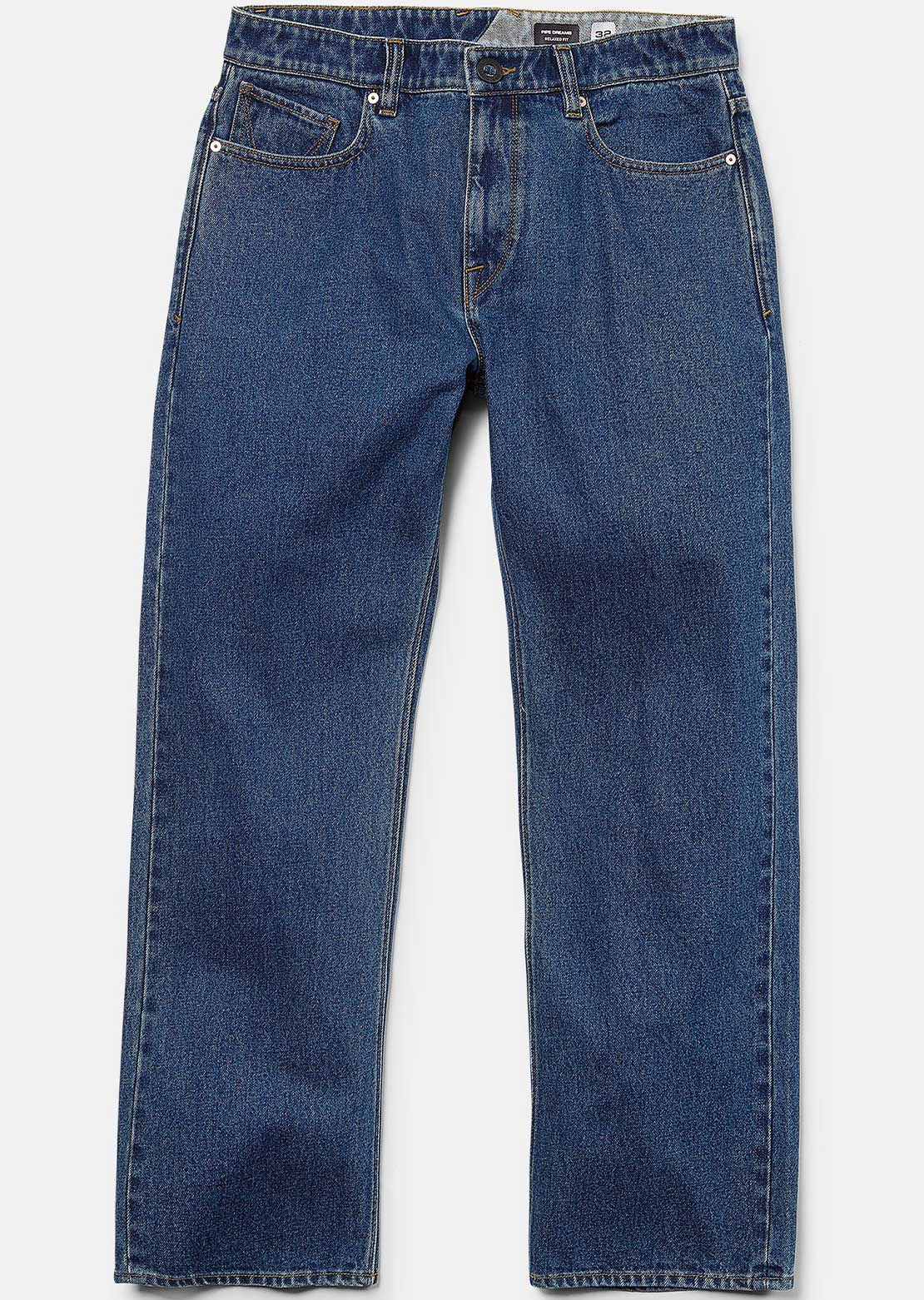 Volcom Men's Pipe Dreams Denim Pants Dkstone