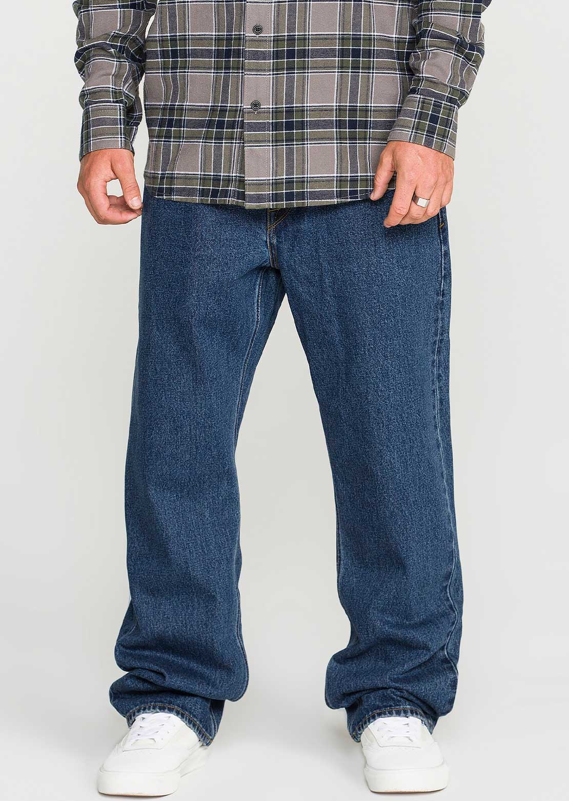Volcom Men's Pipe Dreams Denim Pants Dkstone
