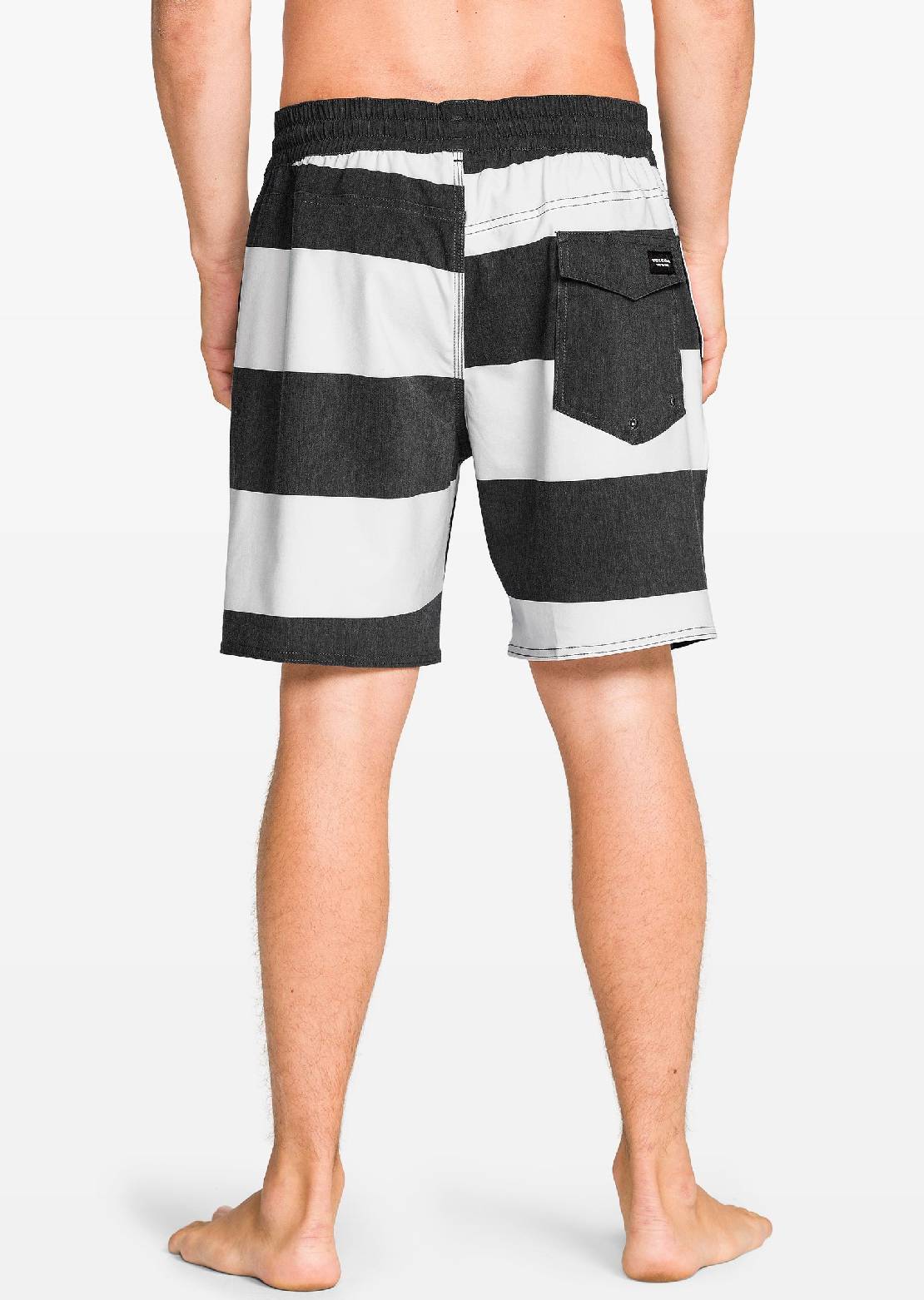 Volcom Men's Psyche Cotton Trunk 17 Shorts Black