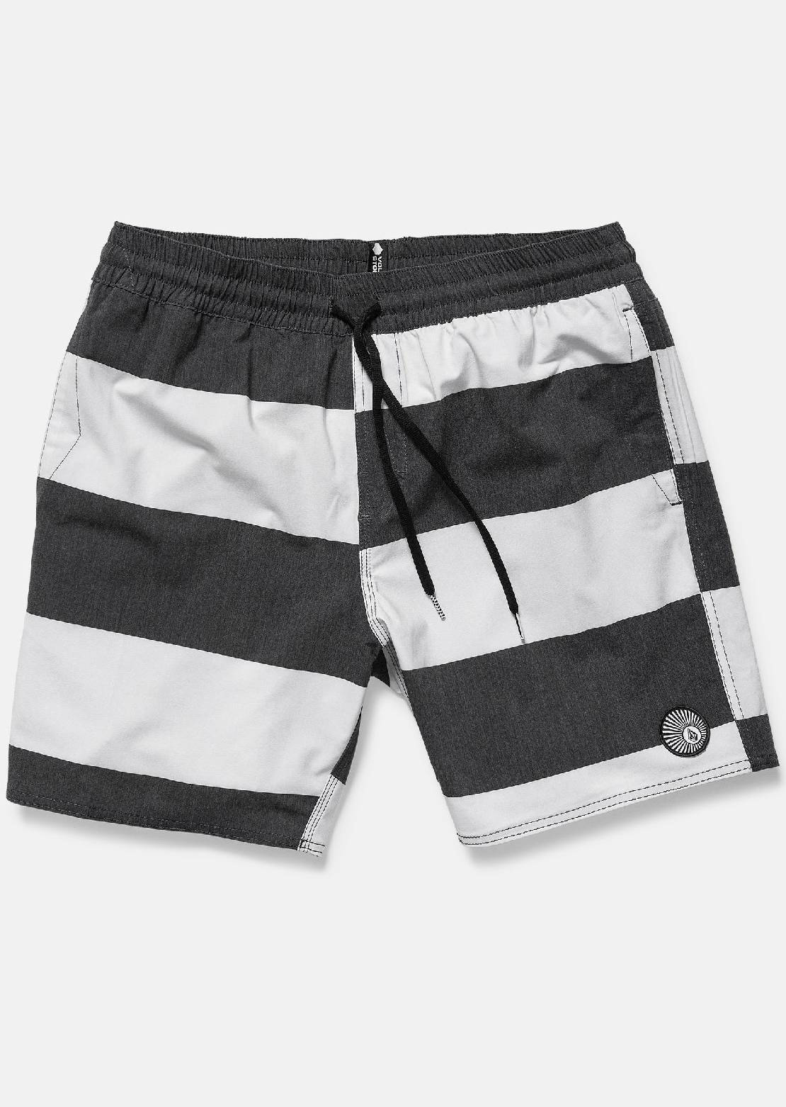 Volcom Men's Psyche Cotton Trunk 17 Shorts Black