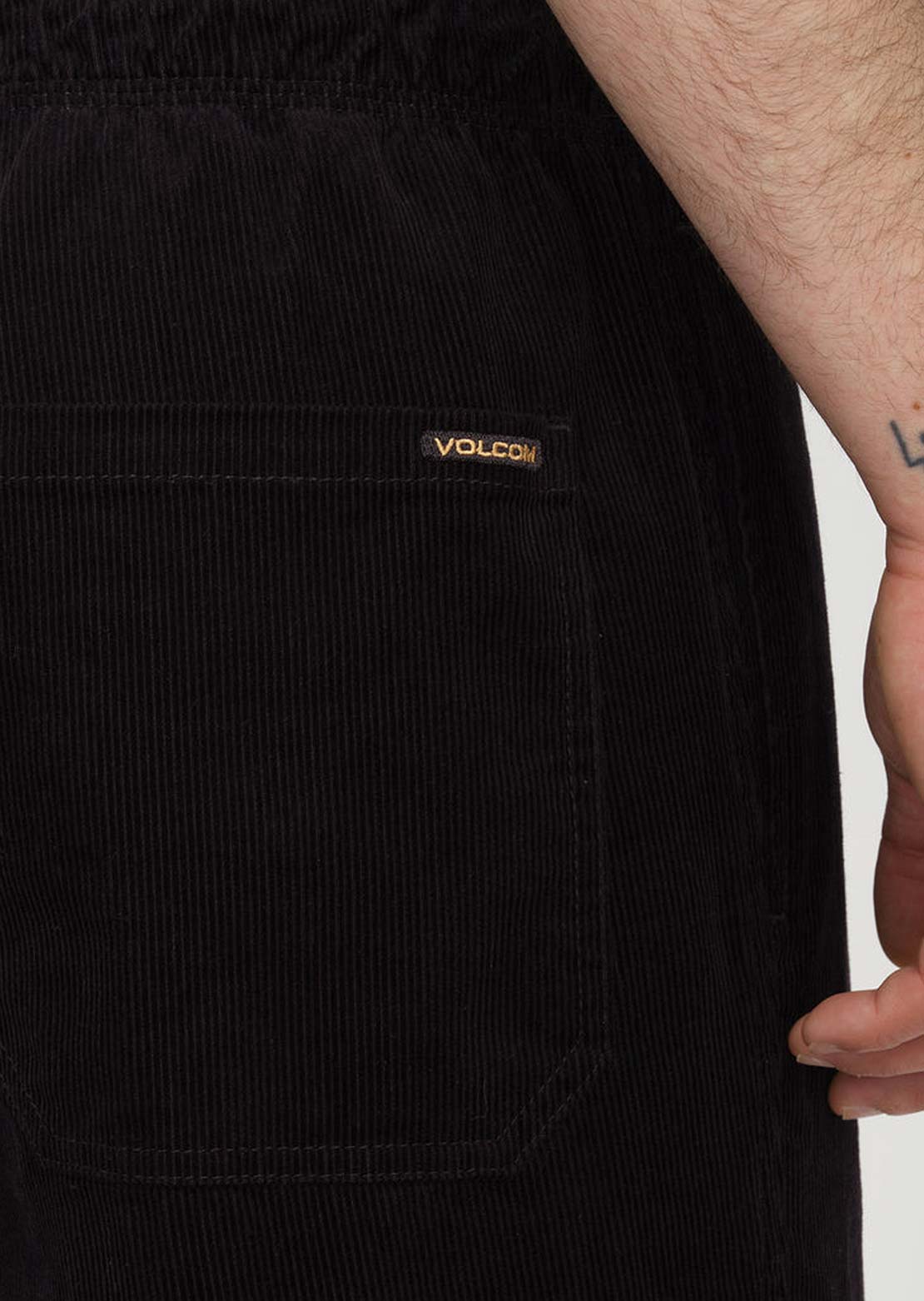 Volcom Men's Psychstone Elastic Waist Pant Black