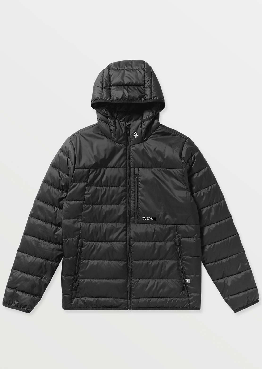 Volcom Men's Puff Puff Hooded Jacket Black