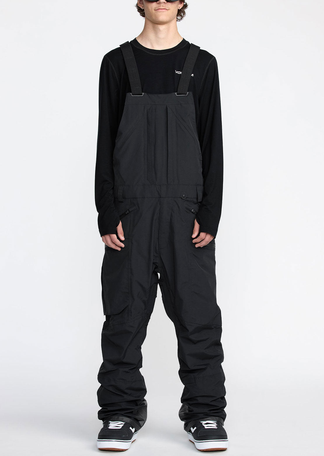 Volcom Men's Rain GORE-TEX Bib Overall Pants Black