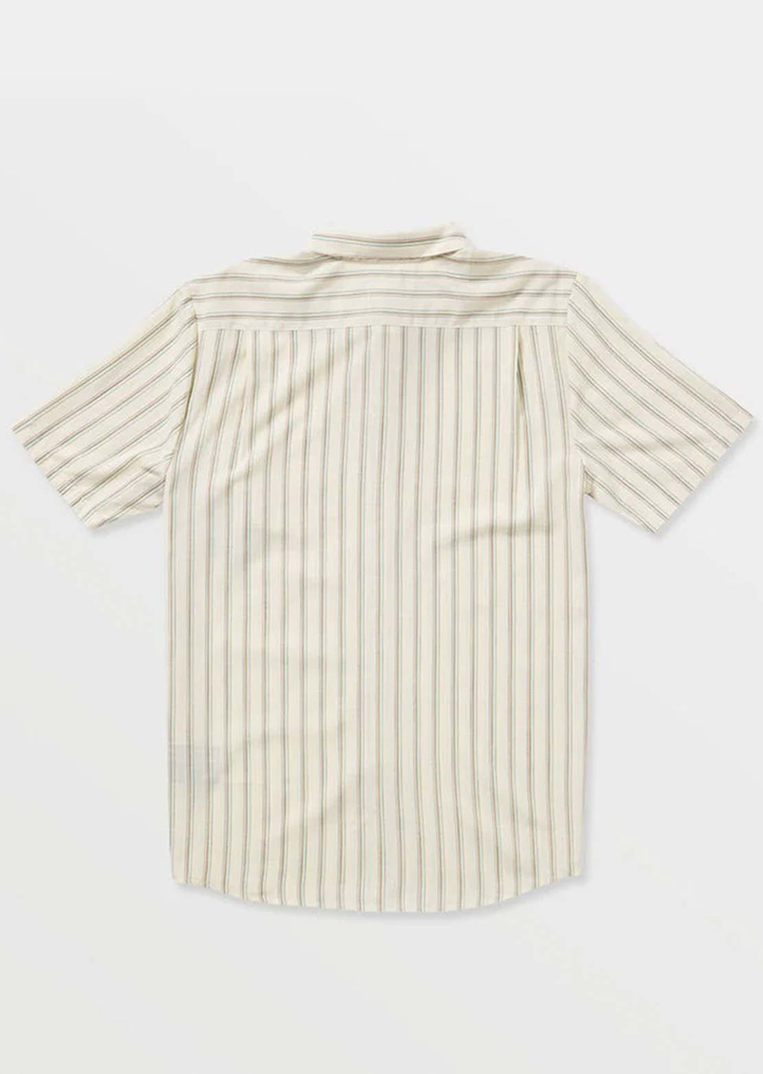 Volcom Men's Rambler Button Up Shirt Dirty White