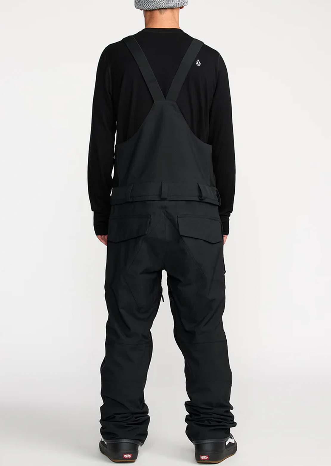 Volcom Men's Roan Bib Overall Pants Black