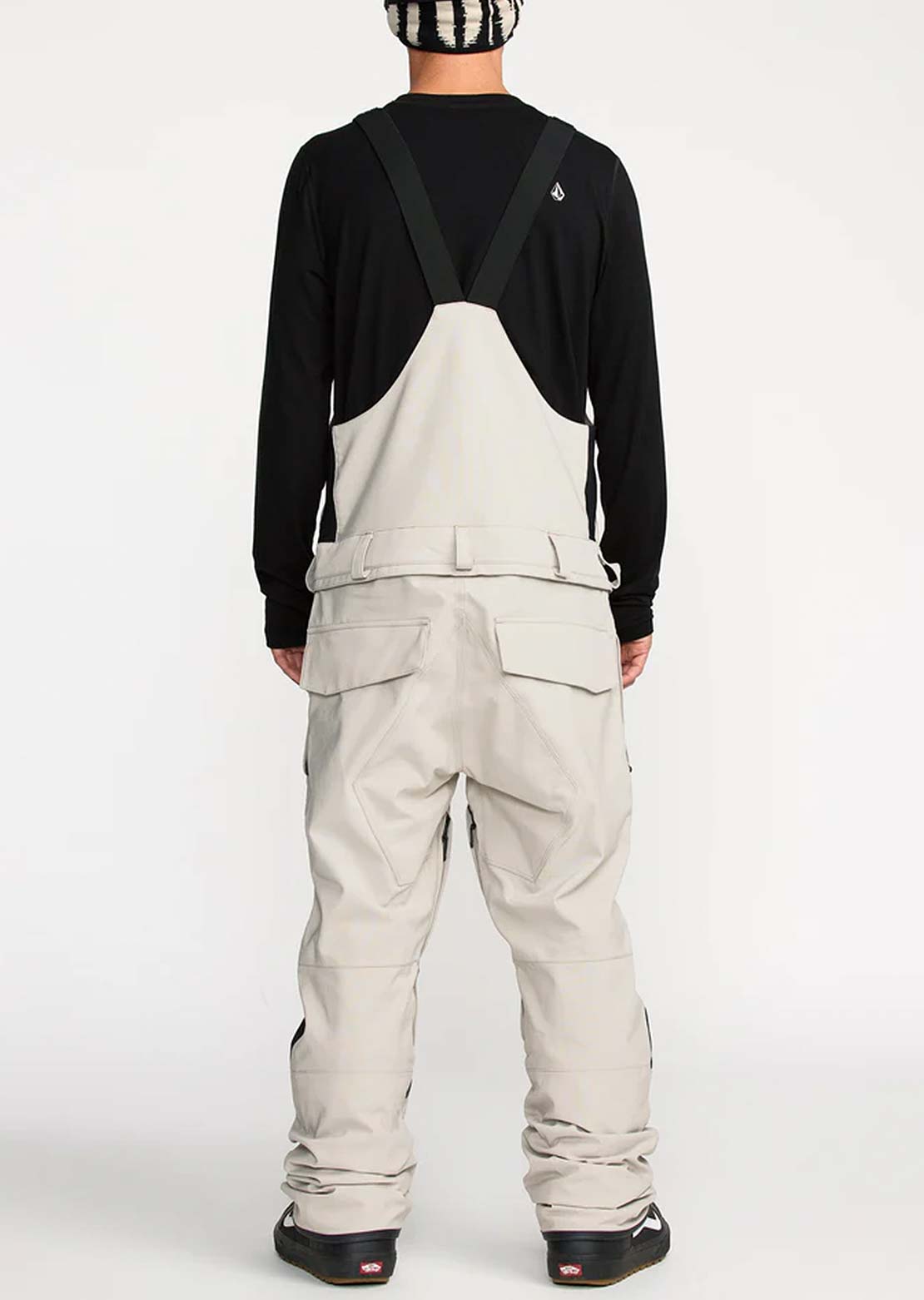 Volcom Men's Roan Bib Overall Pants Stone