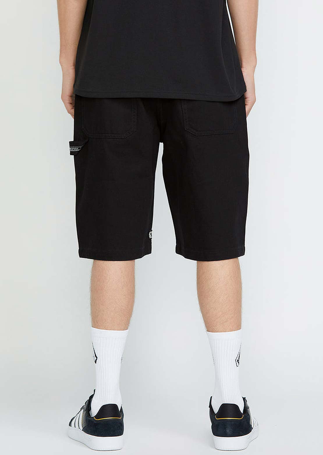 Volcom Men's Sawhorse Denim Shorts Black